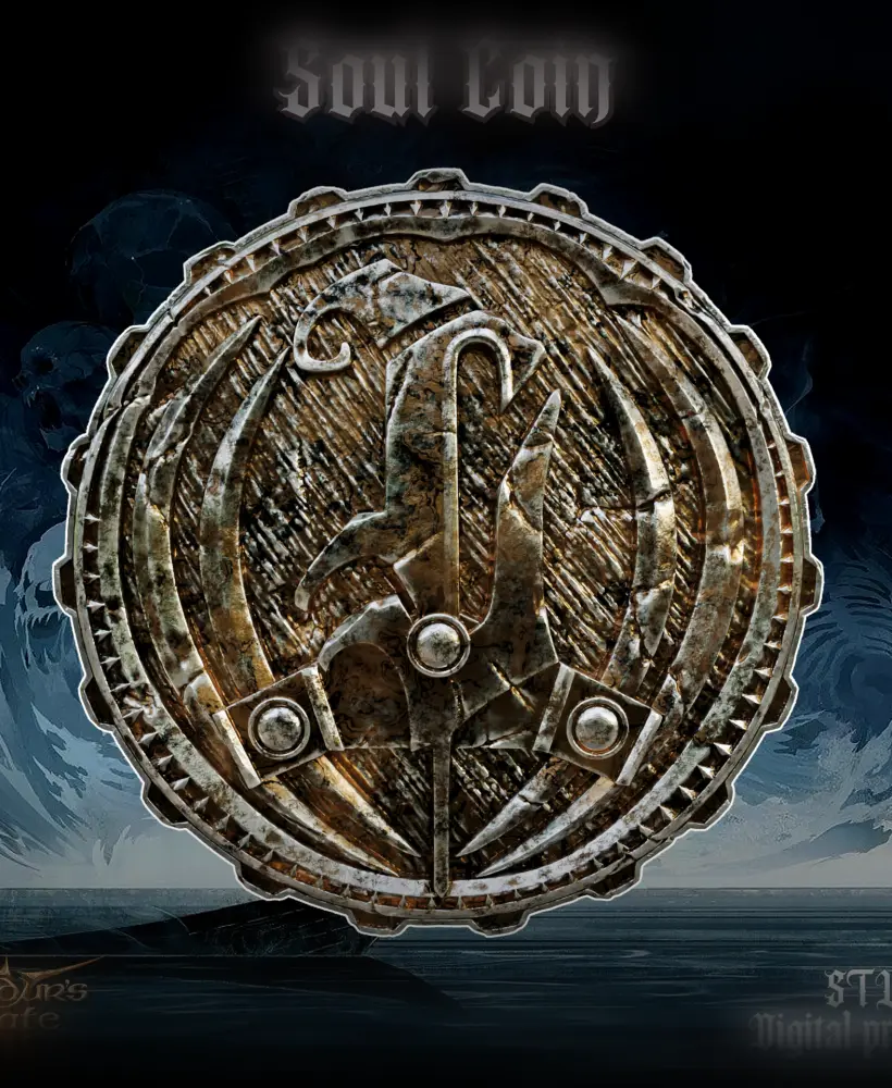 Fantasy Soul Coin Baldurs Gate 3 3d model