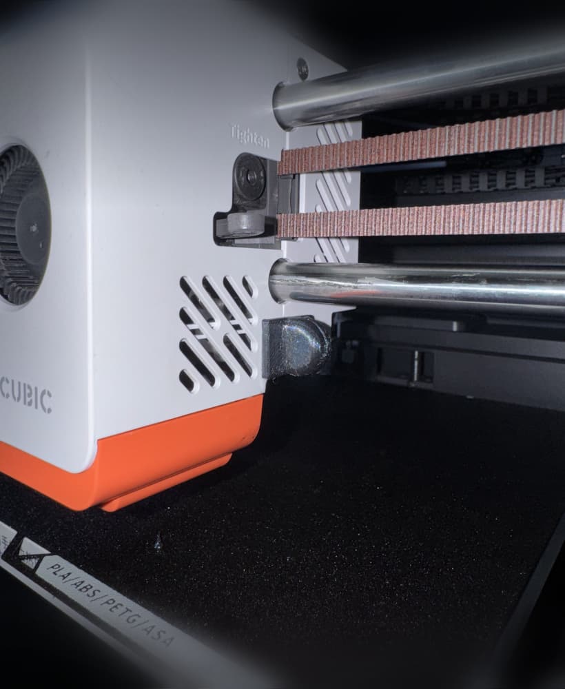 Anycubic kobra s1 magnetic tab for extruder cover 3d model