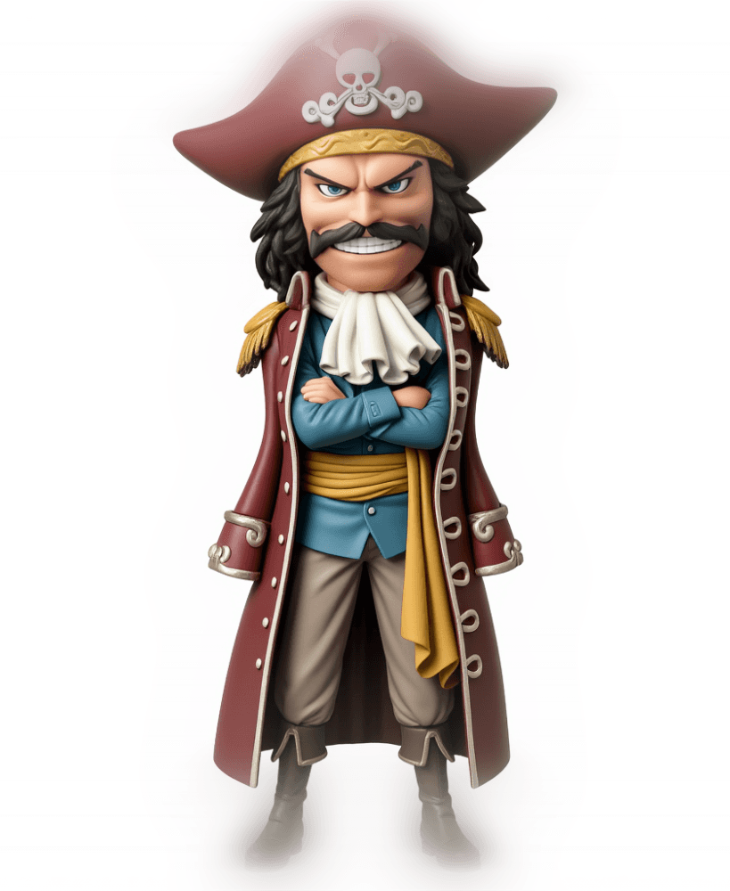 Gol D. Roger Chibi - One Piece Pirate King 3D Model 3d model
