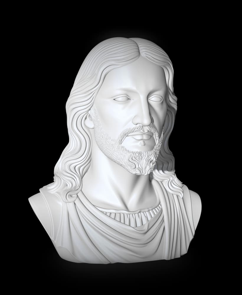 Jesus Bust 3d model