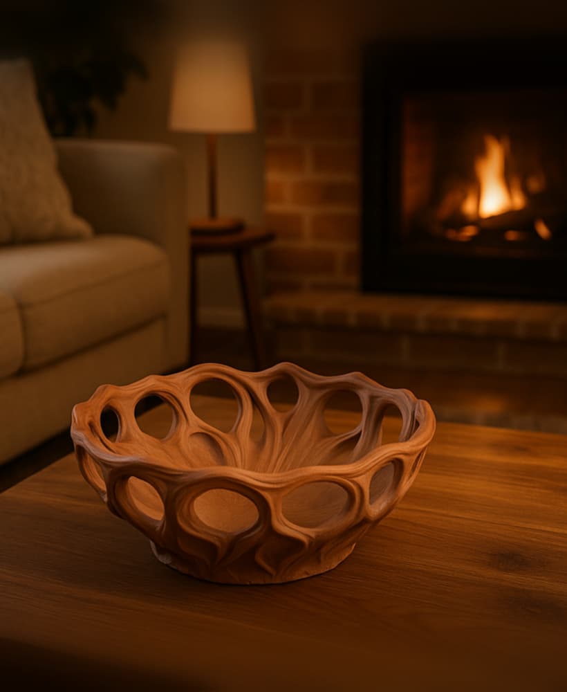 ROOT BOWL - NATURE INSPIRED DESIGN / HOMEDECOR / FRUIT BOWL 3d model