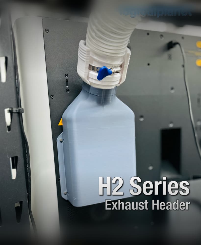 Exhaust Header for Bambu Lab H2 Series Printers 3d model