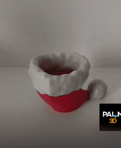 Santa's Hat Bowl 3d model