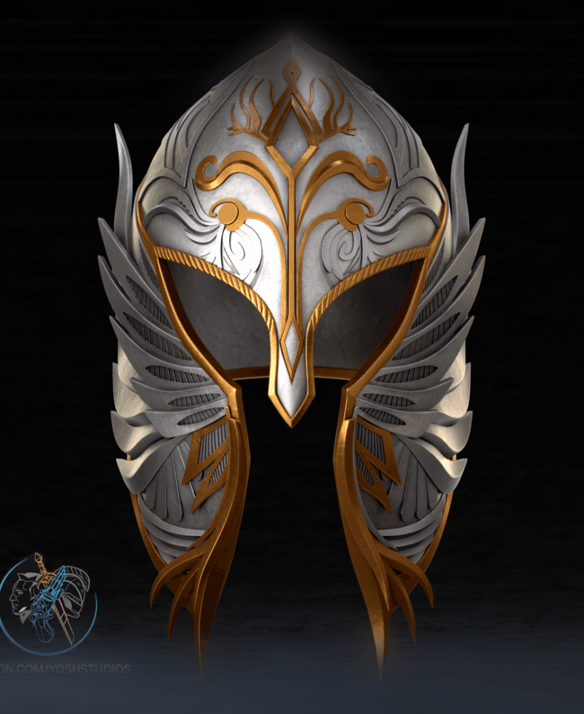 Mithril Helmet 3D Printer File STL 3d model