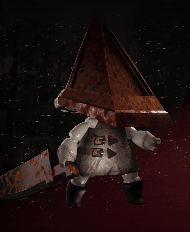 Astro Pyramid Head Silent Hill 2 / Impractical Butcher from Astro Bot / Astro's PlayRoom | PS5 3d model