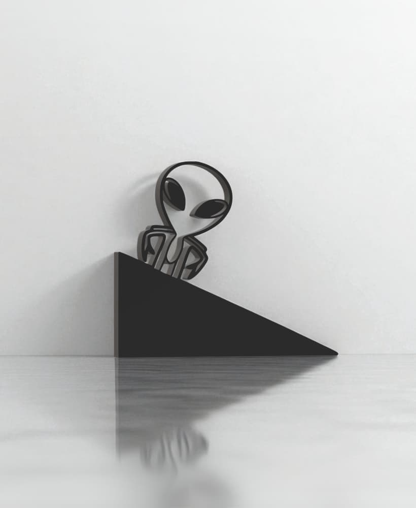 Door Stop, Alien Door Stopper, Door Back, 2 Different Models 3d model