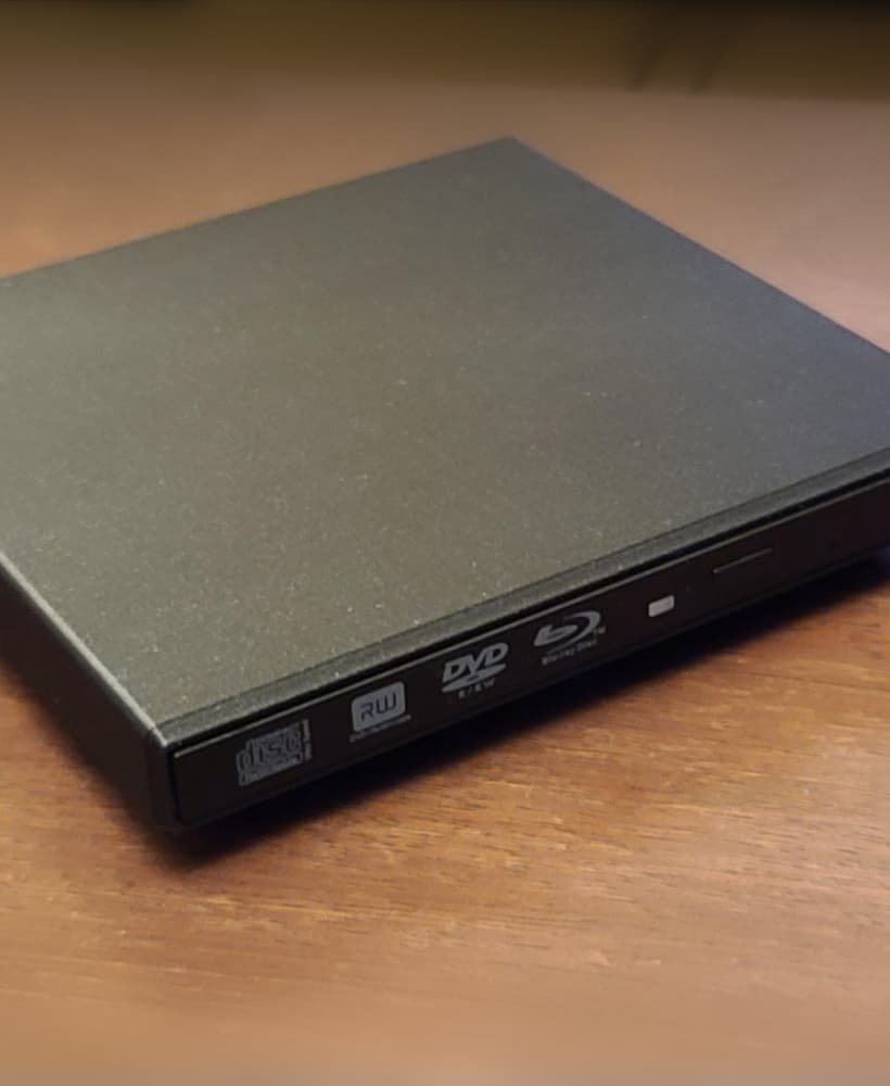 Slimline Optical Disk Drive Enclosure / Slim CD/DVD/Blu-Ray/UHD Enclosure. 3d model