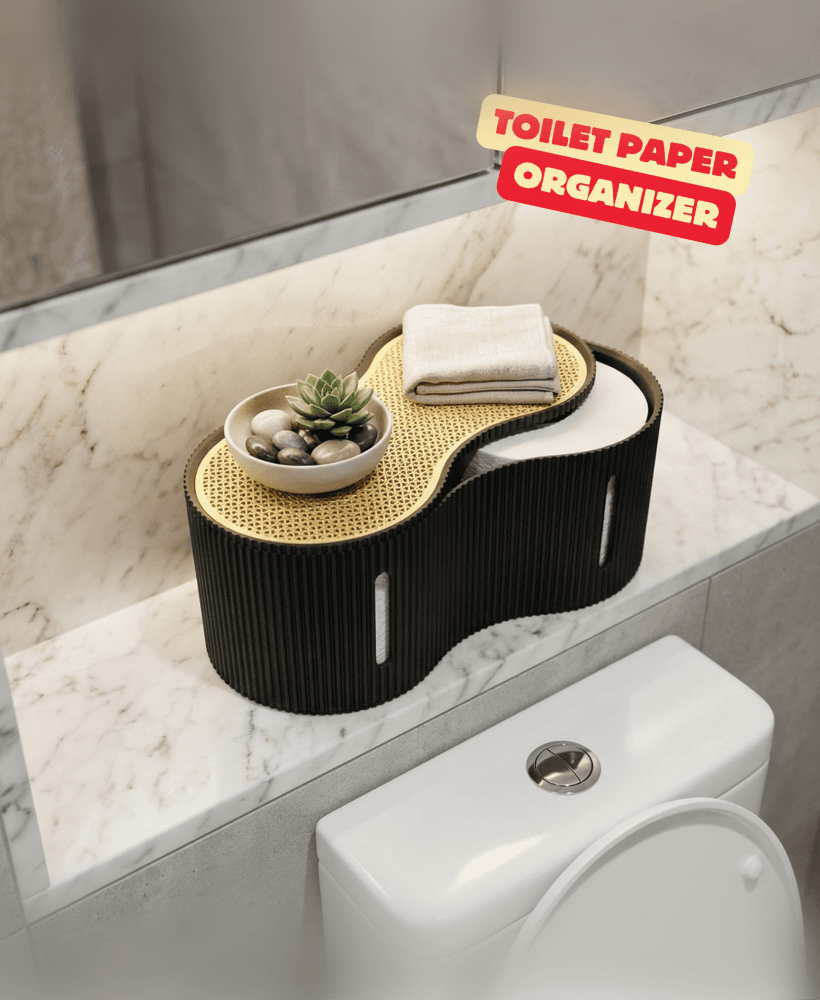 HITAMI - TOILET PAPER ORGANIZER / BATHTOOM DECOR / HOMEDECOR / MODERN DECOR / ORGANIZER 3d model