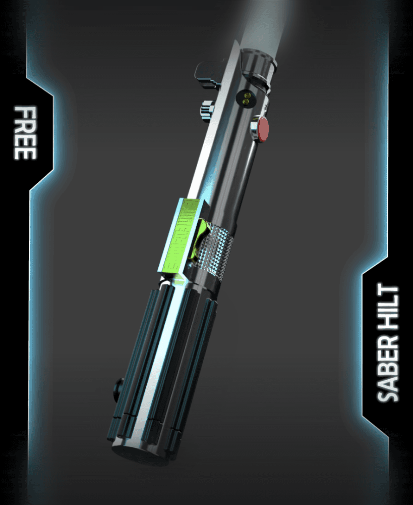 Anakin's Saber (ROS), Modular Saber Hilt 3d model