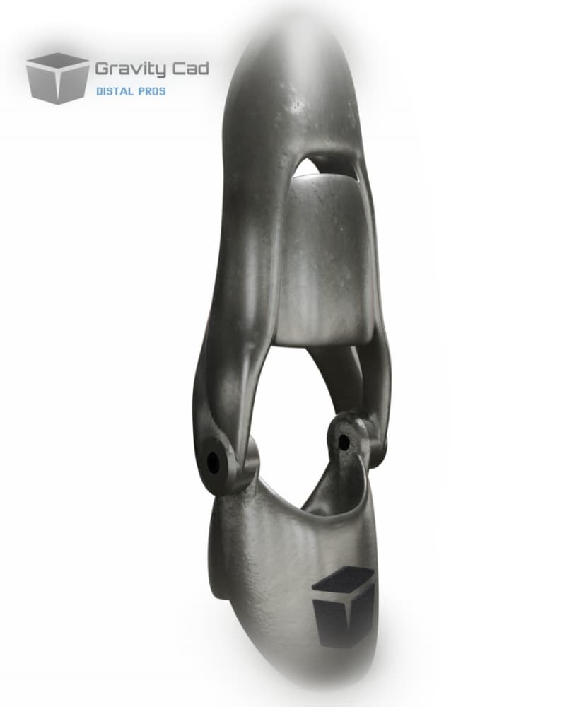 MDPF, MIDDLE FINGER DISTAL PROSTESIS (fixed) 3d model