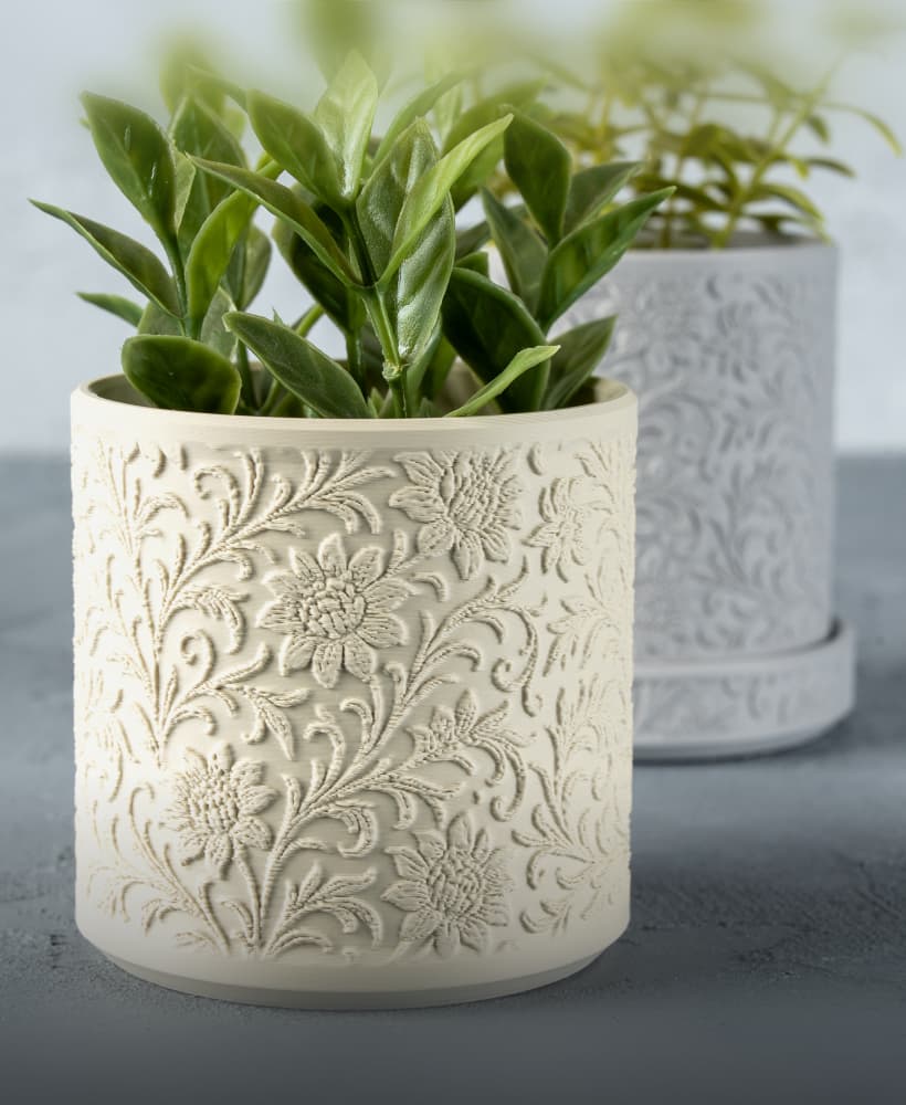 Art Nouveau Planter 3d model