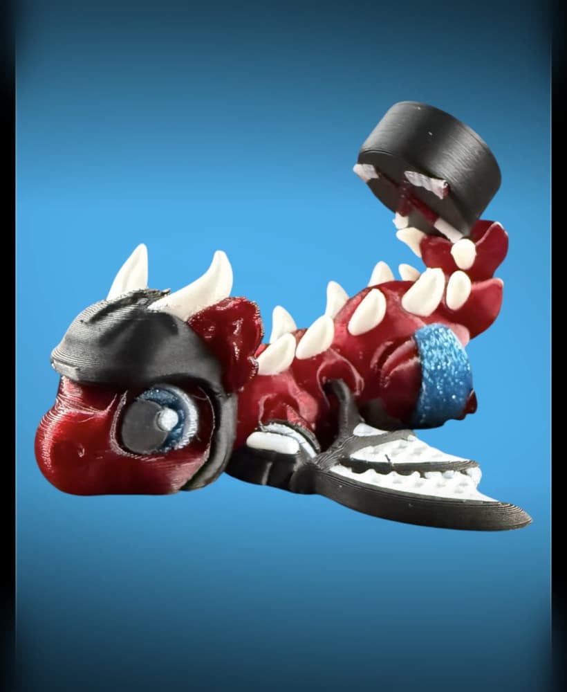 Hockey Little Dragon 3d model