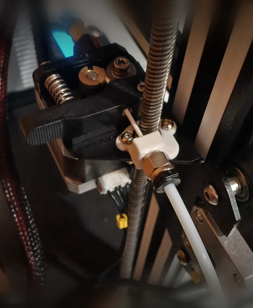 PTFE Tube Mount For Ender 3 3d model