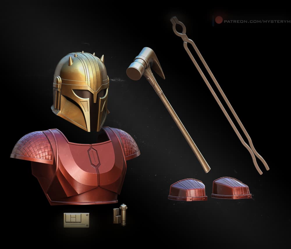 Armorer's armor 3d model