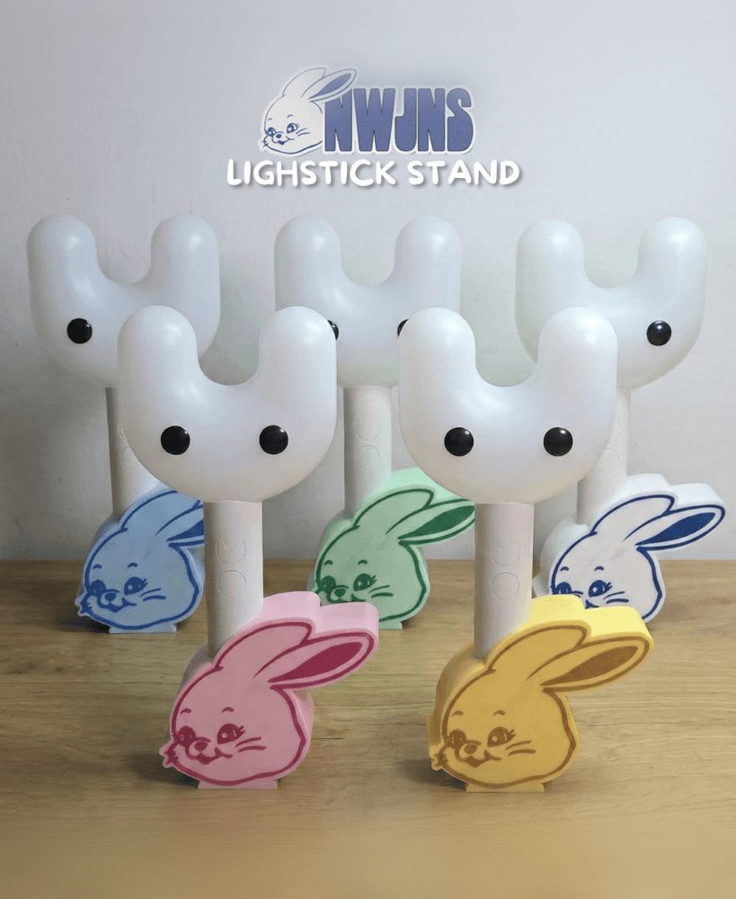 NewJeans Member Bunnies Lightstick Stand 3d model