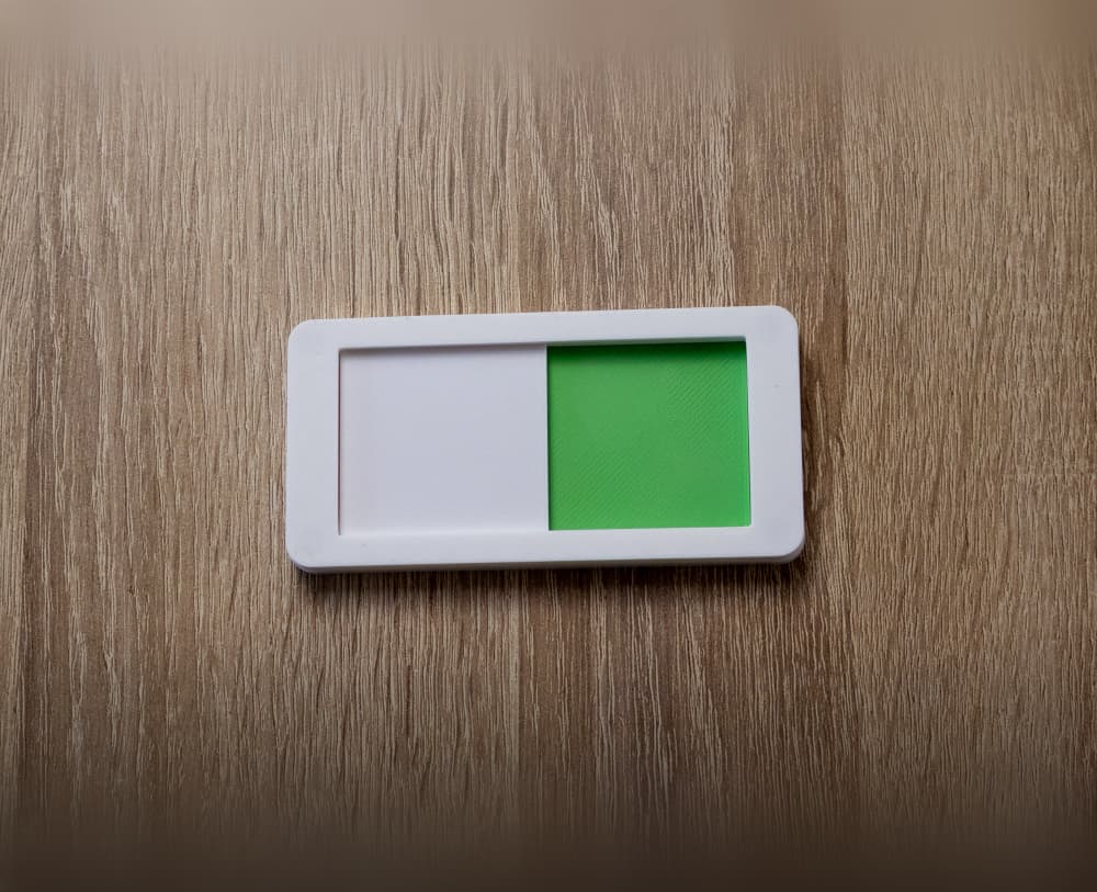 Dishwasher status slider, magnetic 3d model