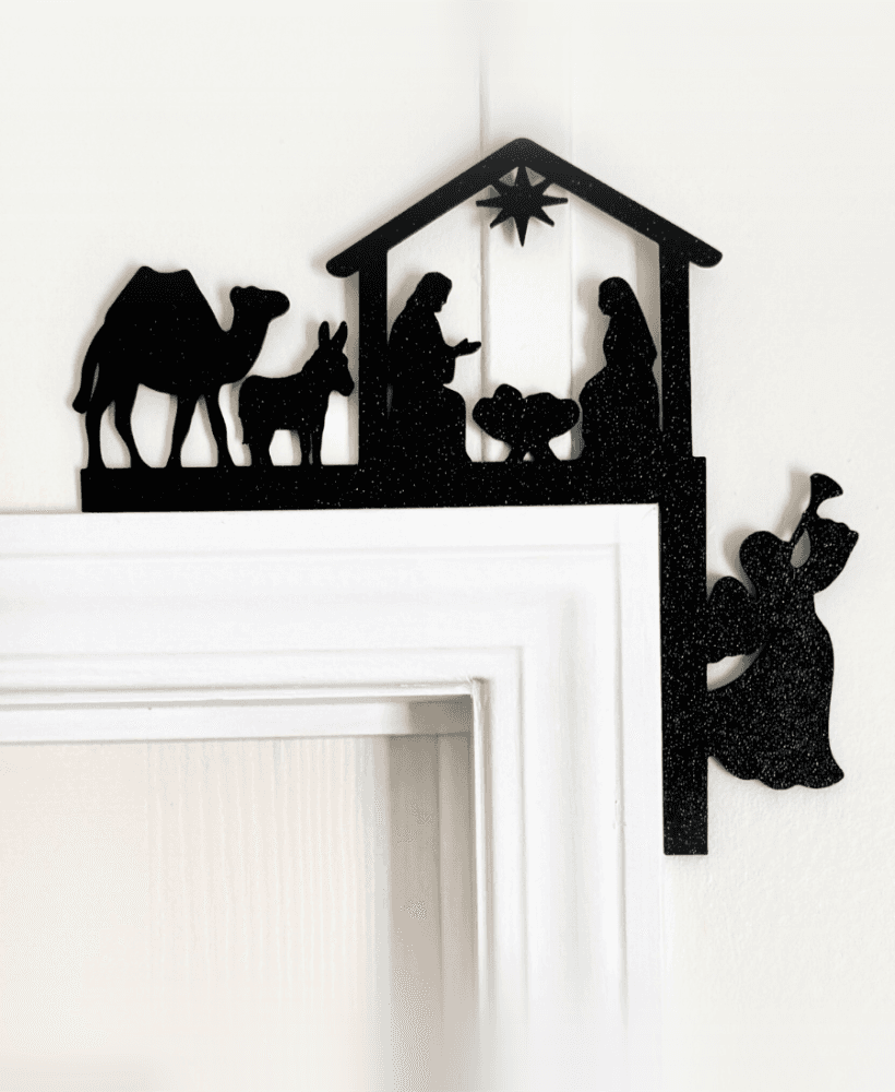 3D Printed Nativity Corner Decor Christmas Decor Holiday Nativity Home Decor No AMS Needed 3d model