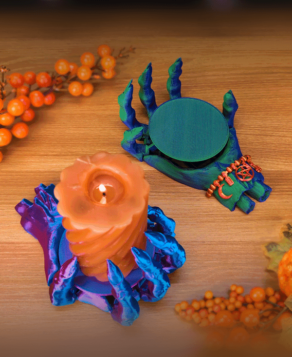 Witch Hand: Halloween Self-Adjusting Coaster 3d model