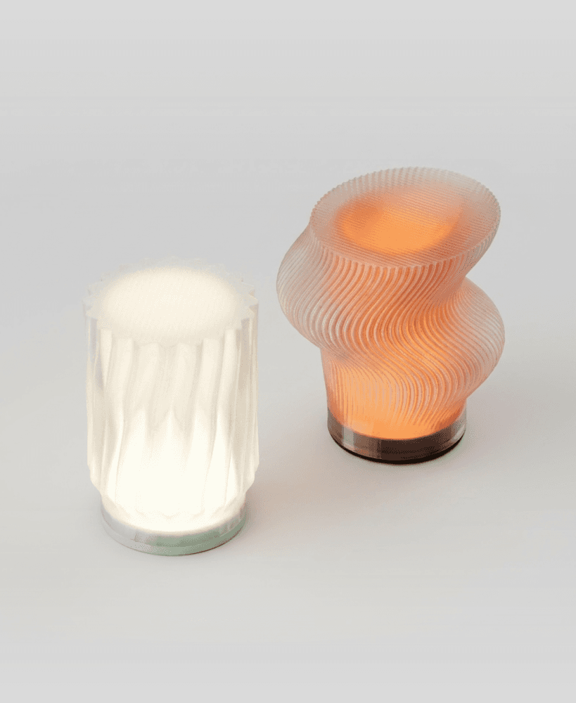 mini bed lamp combo 3d model