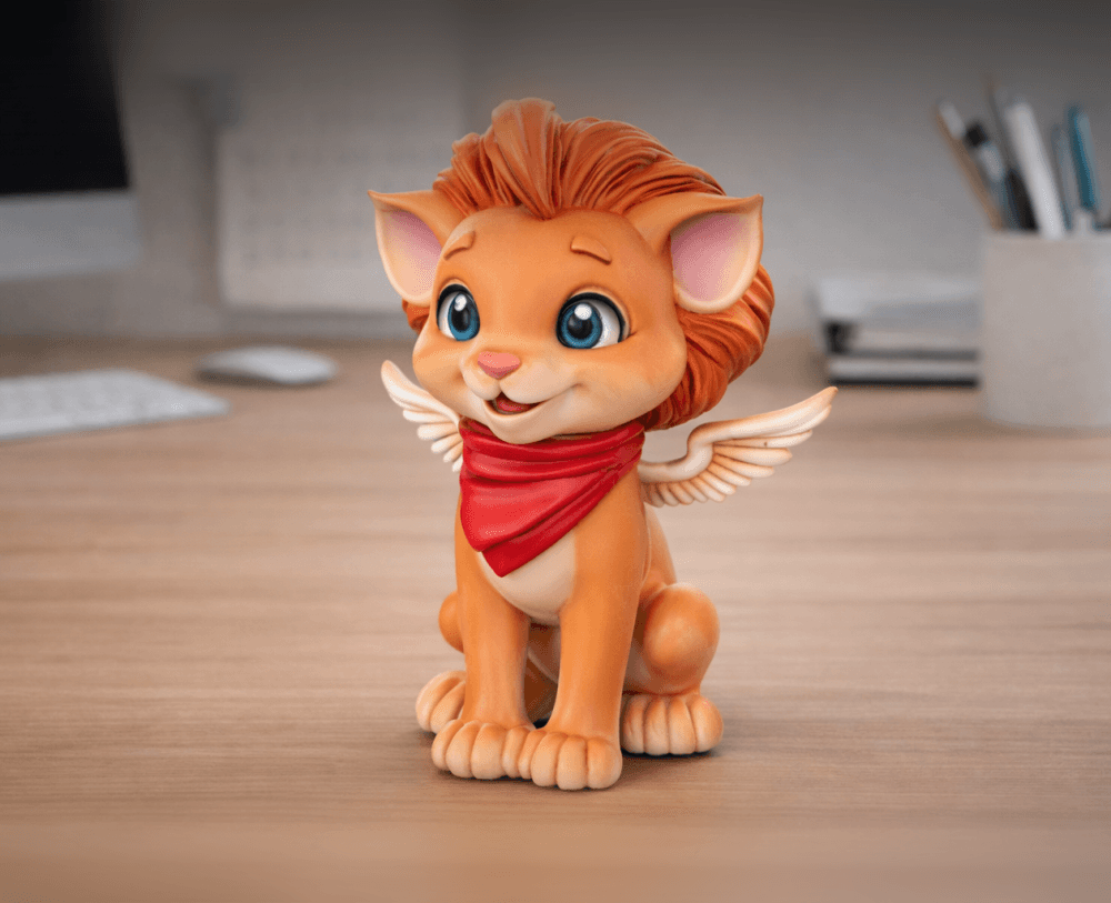 Chibi - Winged Lion 3d model