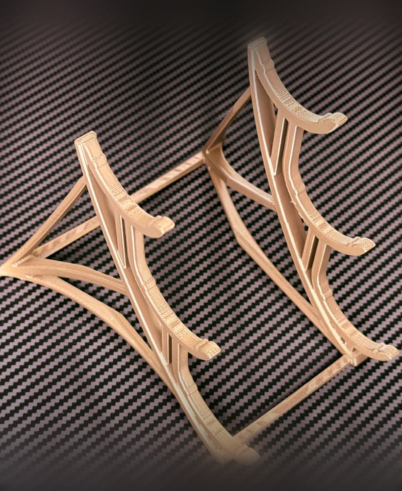 Tri-Saber Stand 3d model
