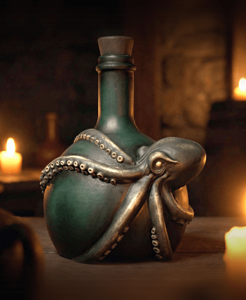 Kraken Potion Bottle 3d model