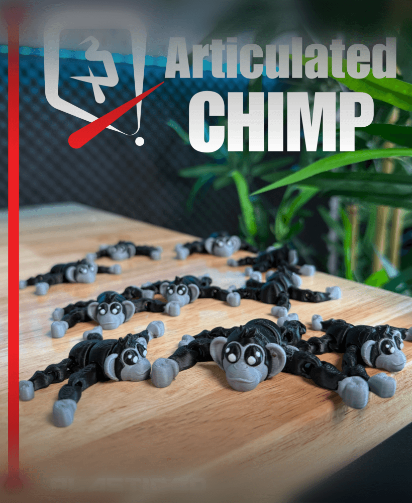 Articulated Chimp Monkey 3d model