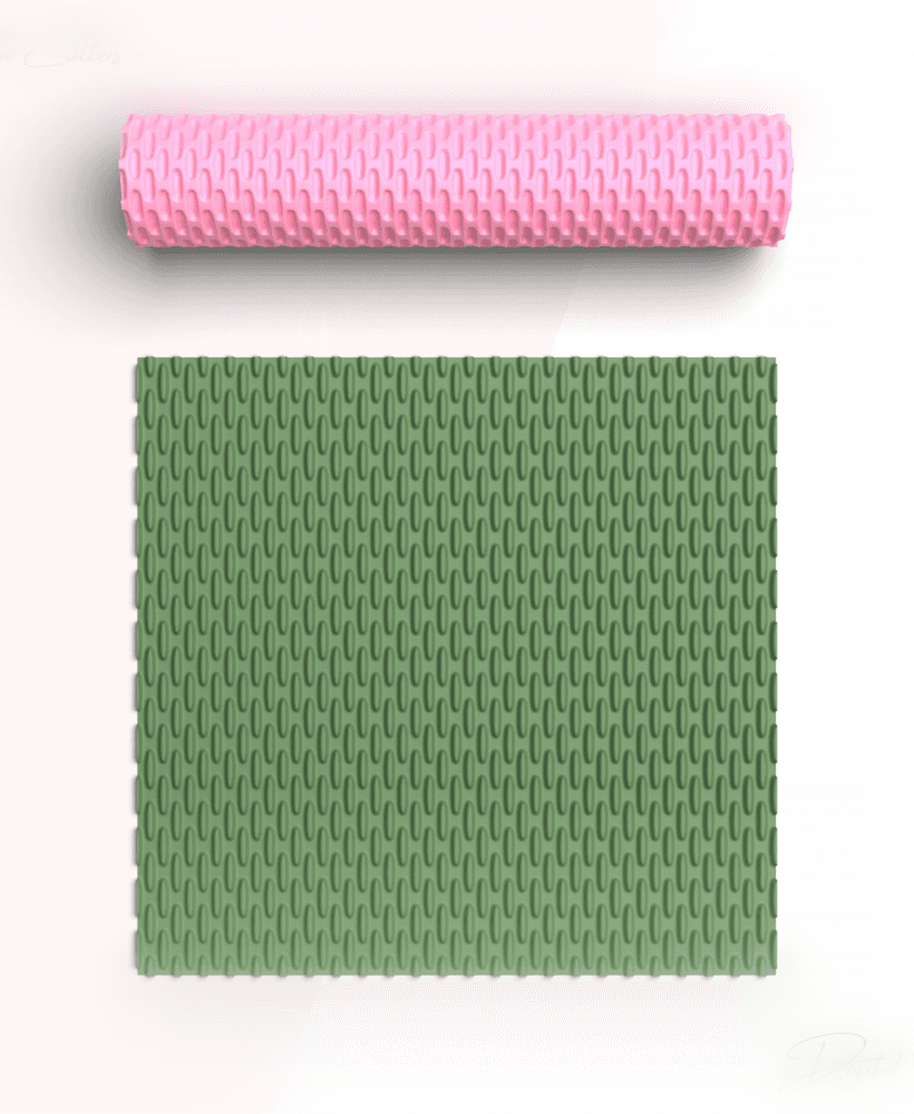 Metal Grid Texture Roller For Polymer Clay, Grill Clay Texture Rolling Pin, Clay Tool, No: 1437 3d model