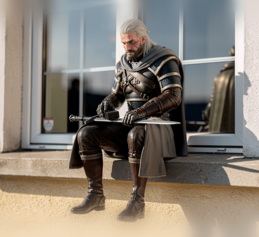 Geralt of Rivia 3d model