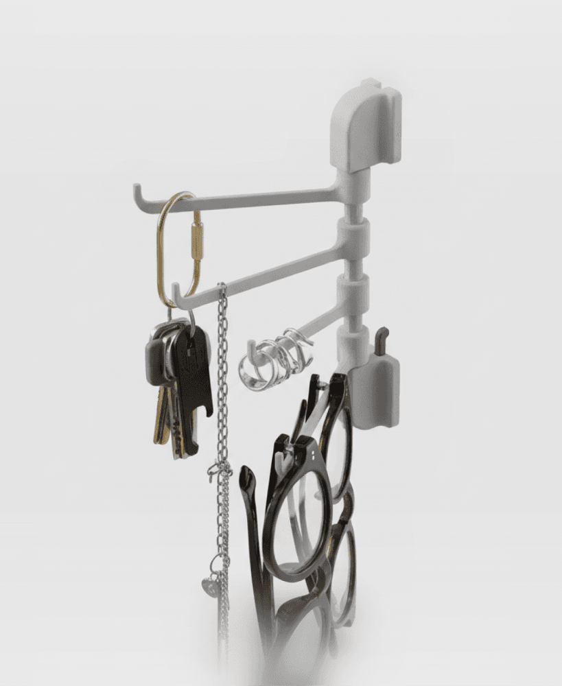 Ikea Sakdis rotatable hook set 3d model