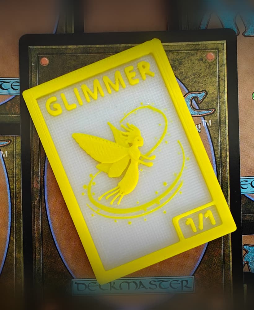 MTG Glimmer Token 3d model