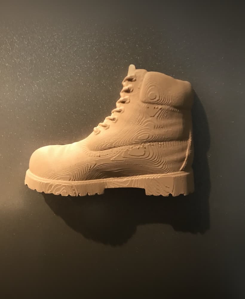 Timberland Boot Fridge Magnet - Half 3d model