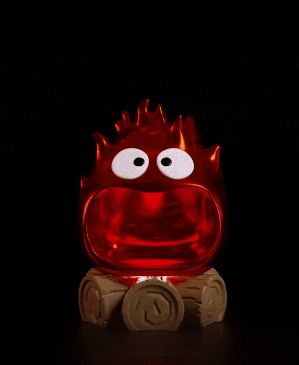CALSIFER LAMP KEYCHAIN 3d model
