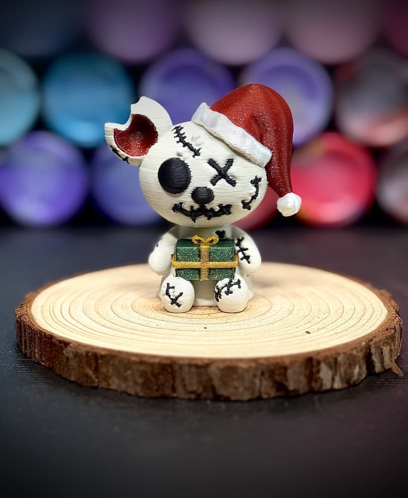 Christmas Zombear 3d model