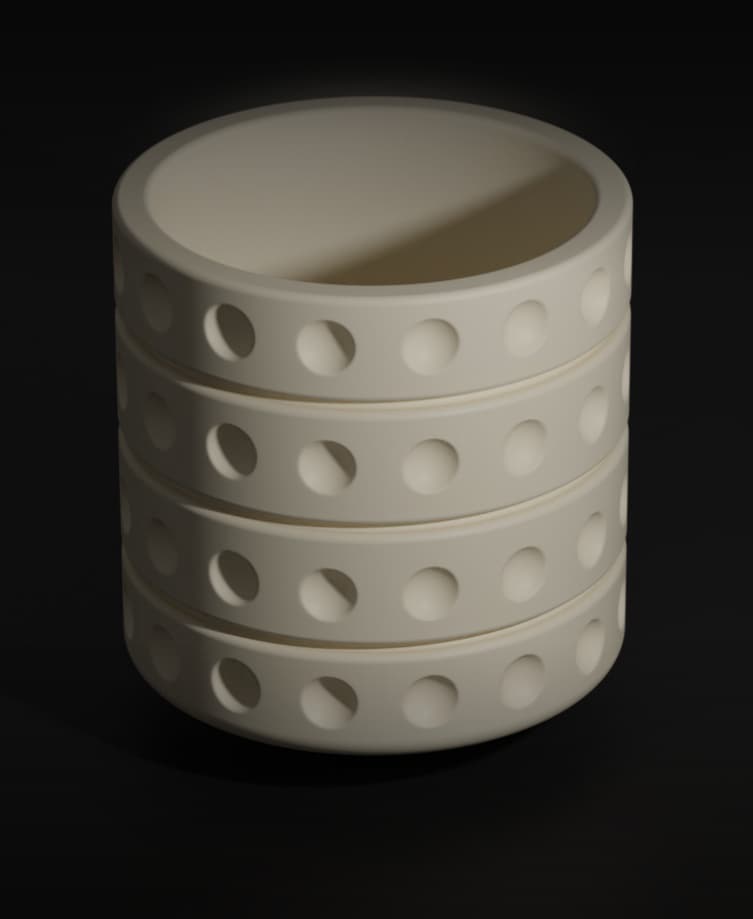 Planter - Mole 3d model