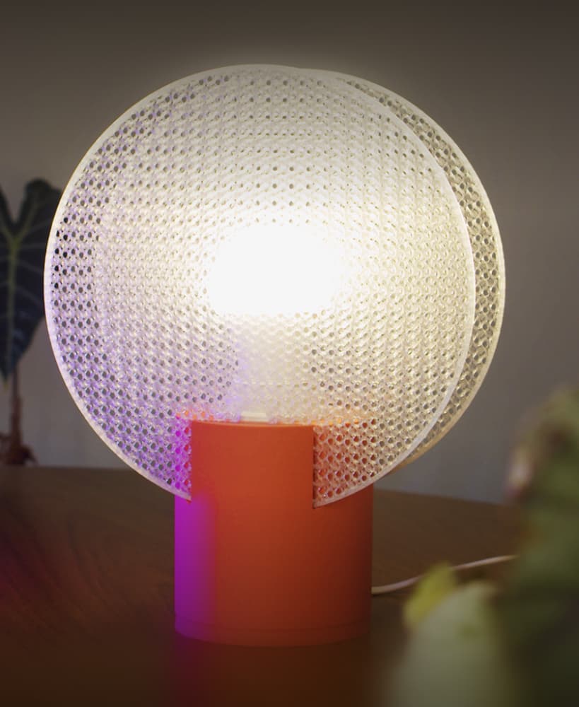 Two Moons Lamp 3d model