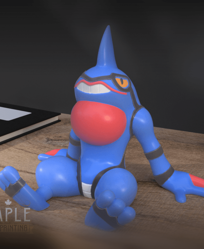 454. Toxicroak - Basic & Ornamental - Pokemon 3d model