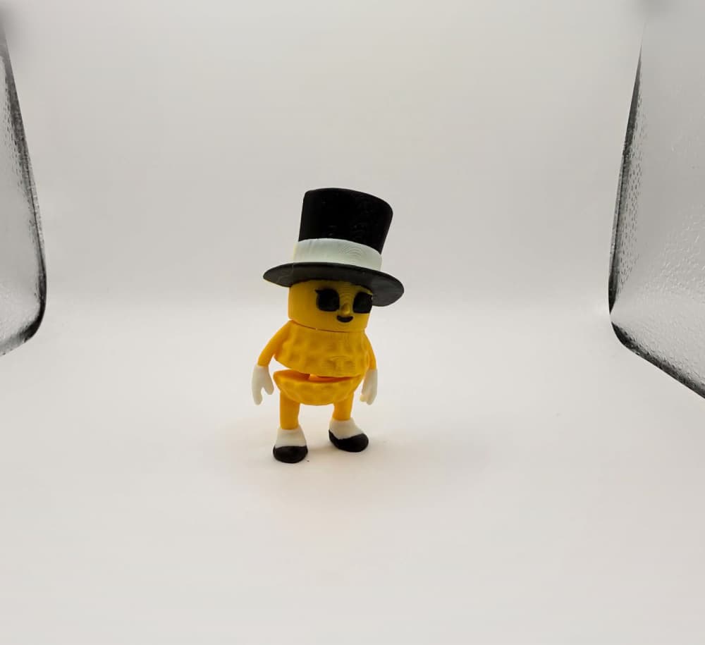Mr Peanut Flexi 3d model