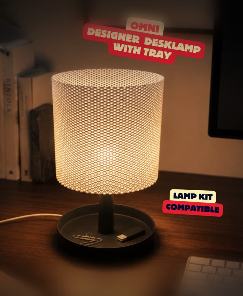 DESIGNER DESKLAMP WITH TRAY(OMNI) - LAMP KIT LAMP / DESIGNER LAMP / MODERN HOMEDECOR 3d model