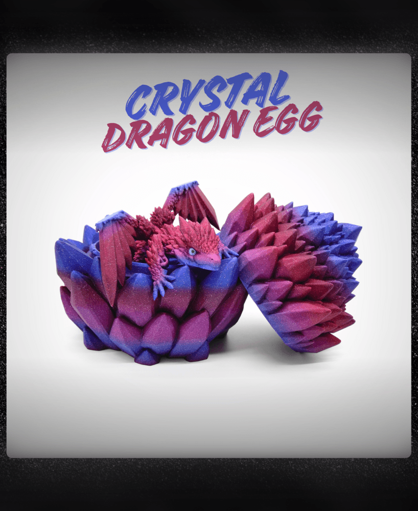 Crystal Dragon Egg 3d model