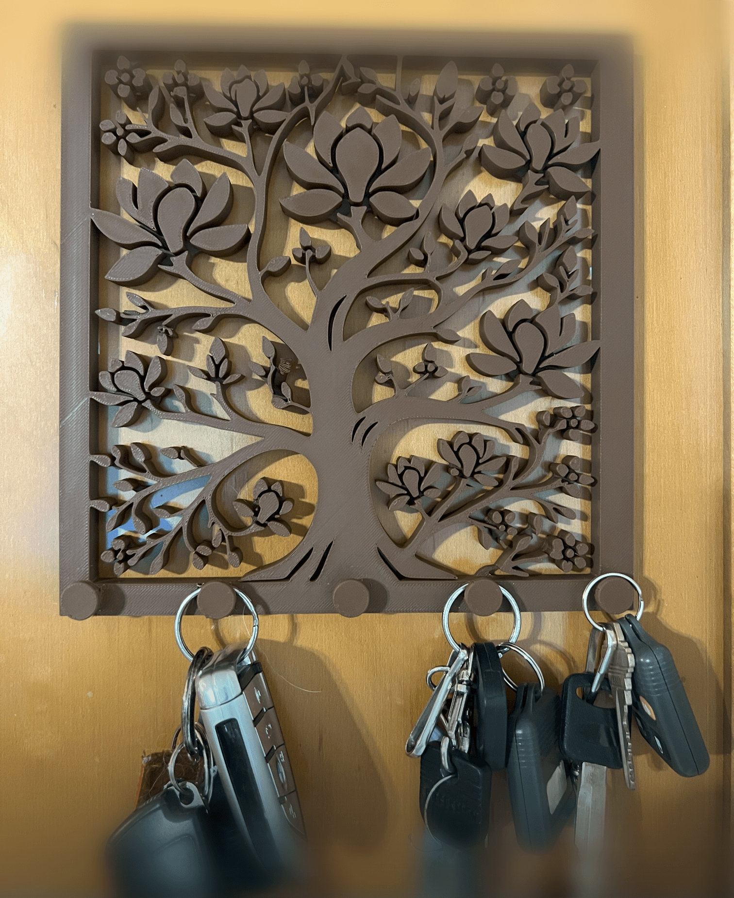 Magnolia Key Hanger 3d model
