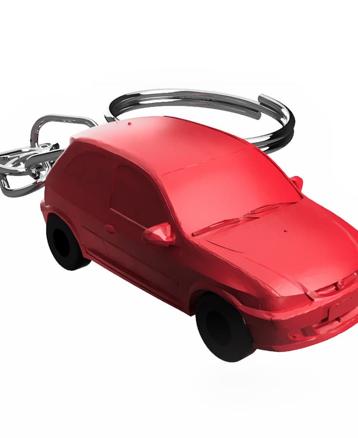 Chevrolet Celta Hatch Keychain 07-16 3d model