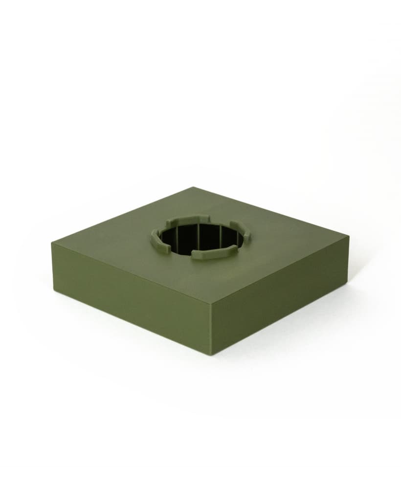 Chunky Block Drip Tray // 100mm 3d model
