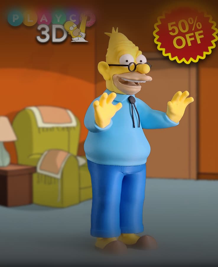 Grandpa Abe Simpson 3d model