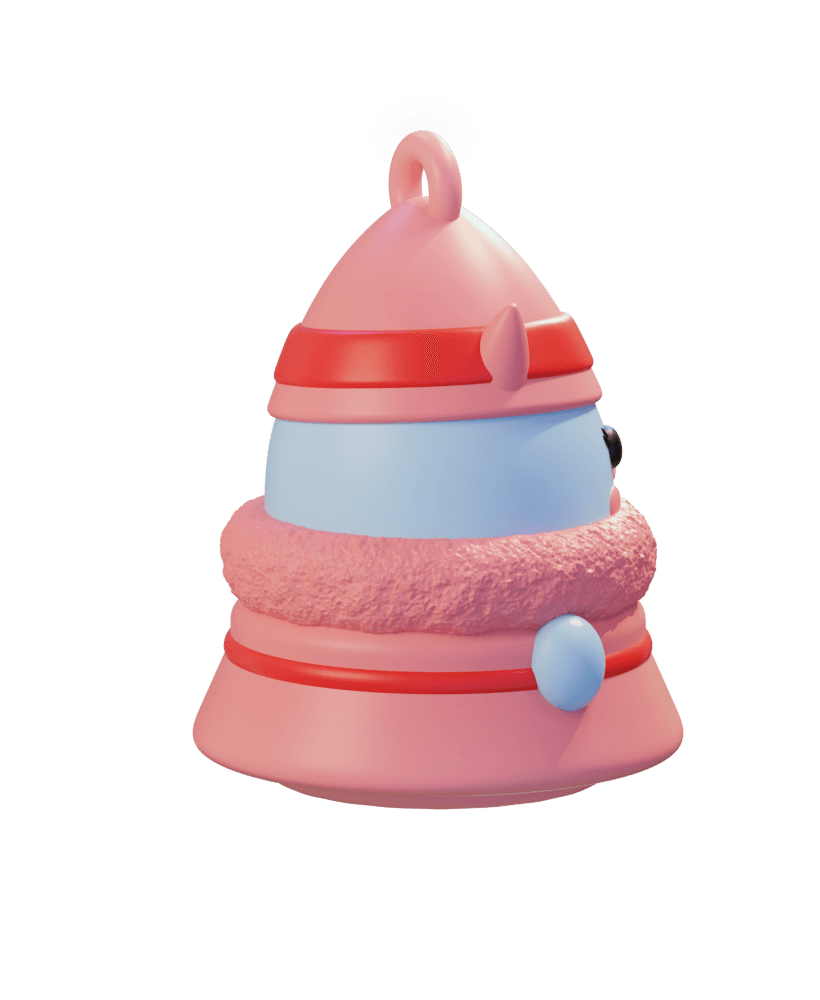 Squishmellow Ornament Bebe 3d model