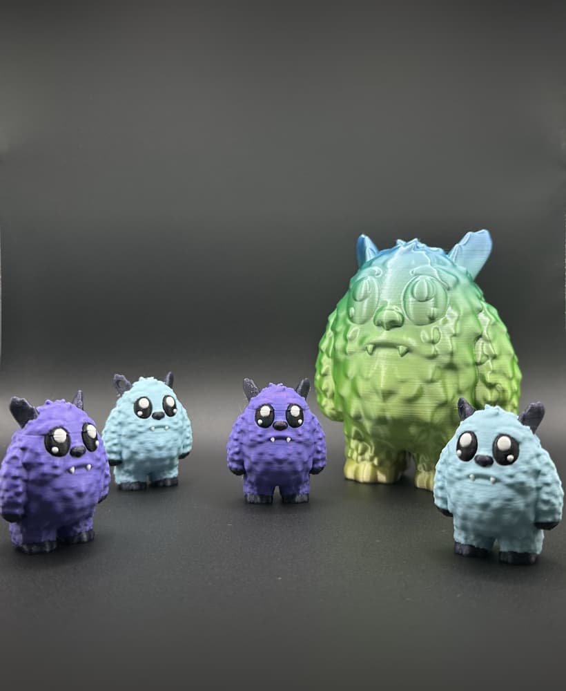 Fuzzy Monster 3d model