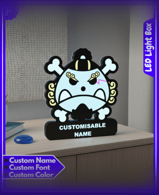 Jinbe Skull - LED Strip compatible 3d model