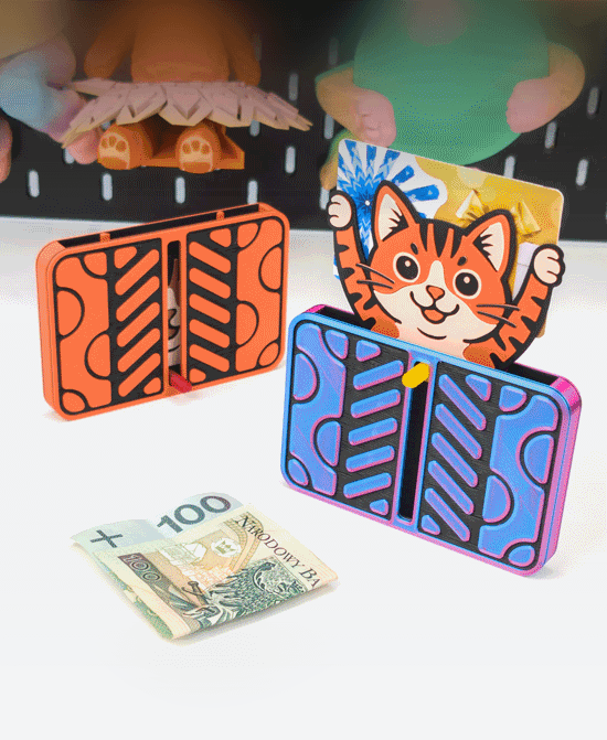 Pocket Cat: Gift Card And Cash Holder 3d model