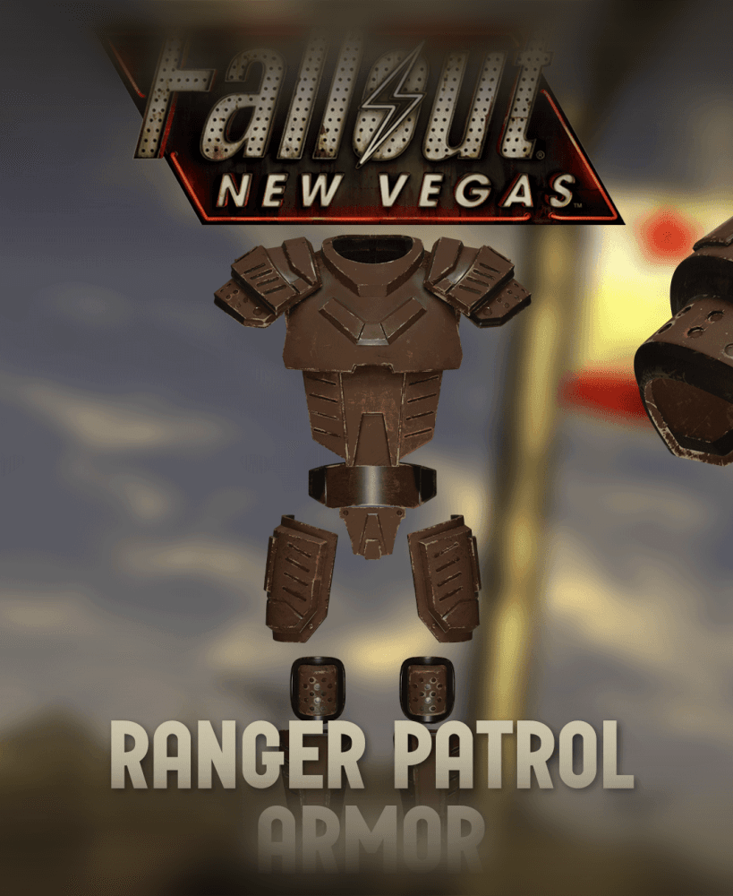 Fallout New Vegas Ranger Patrol Armor 3d model