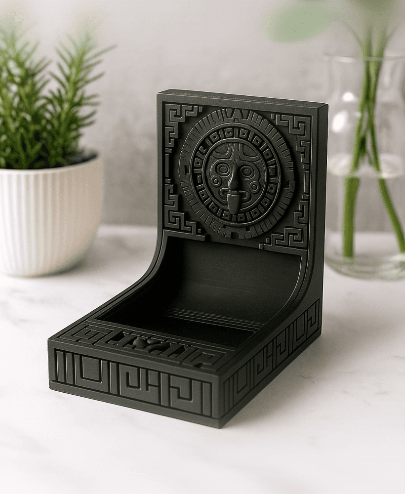 Aztec Spirit Tray – Aztec Motif Jewelry Holder 3d model